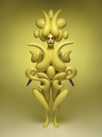 Fontes Amoris. Yellow - a Sculpture & Installation Artowrk by Sasha Frolova